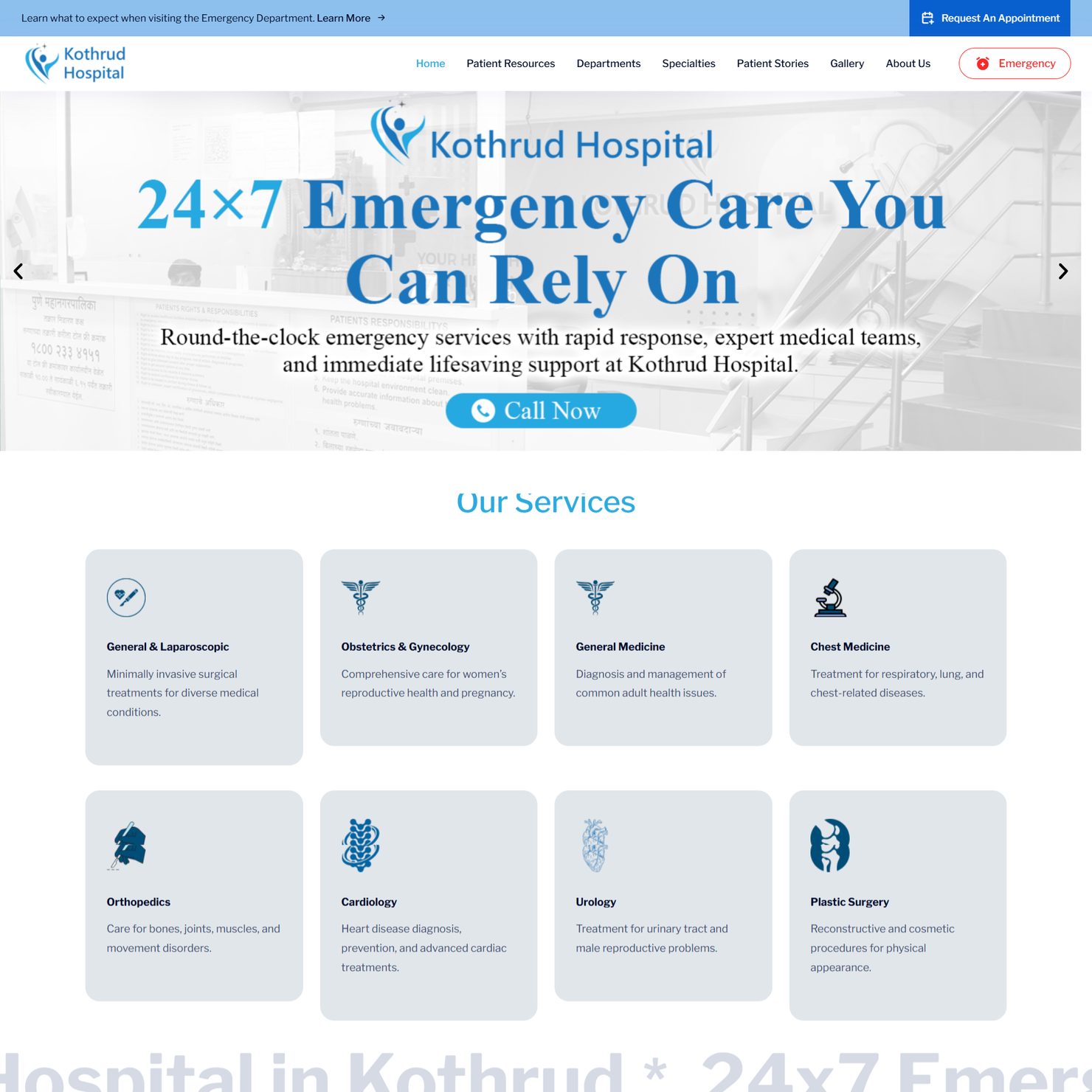Kothrud Hospital project by Zonovva Creative